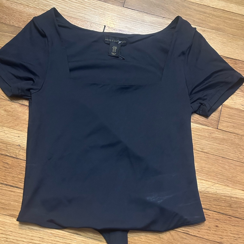 House of Harlow 1960 Black Bodysuit